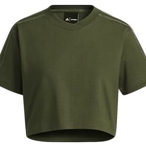 IVY PARK x Adidas | Cropped Green Tee